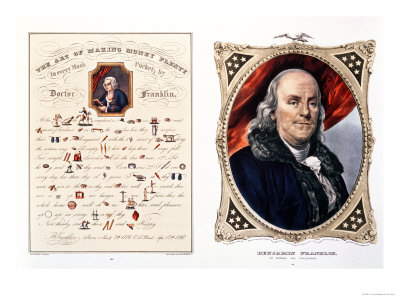 Benjamin Franklin, Statesman and Philosopher, "The Art of Making Money Plenty," (Puzzle-Homily)