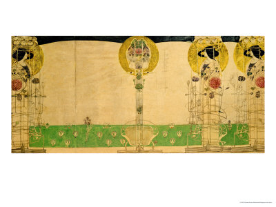 Design for Mural Decoration of the First Floor Room of Miss Cranston's Buchanan Street Tearooms