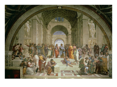 School of Athens, from the Stanza della Segnatura, 1510-11