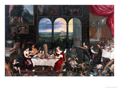 Taste, Hearing and Touch, 1618