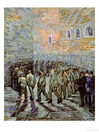 The Exercise Yard, or the Convict Prison, c.1890