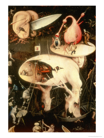 The Garden of Earthly Delights: Hell, Right Wing of Triptych, circa 1500