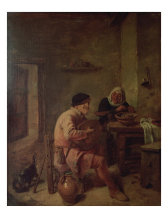 An Interior with Figures