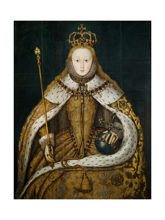 Queen Elizabeth I in Coronation Robes, circa 1559
