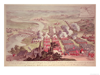 A View of the Glorious Action of Dettingen, June 16-27 1743
