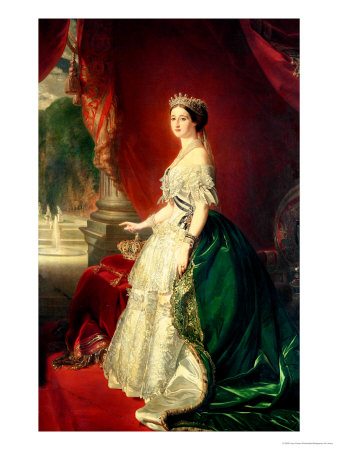 Empress Eugenie of France (1826-1920) Wife of Napoleon Bonaparte III (1808-73)