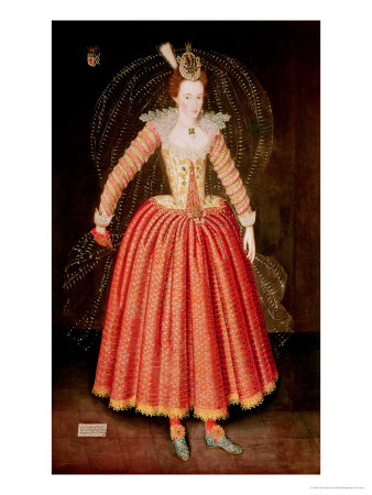 Lucy Harrington, Countess of Bedford, in a Masque Costume Designed by Inigo Jones, 1606