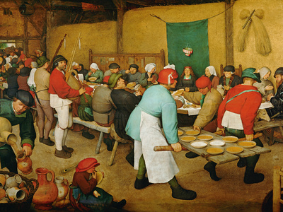 Peasant Wedding (Bauernhochzeit), 1568