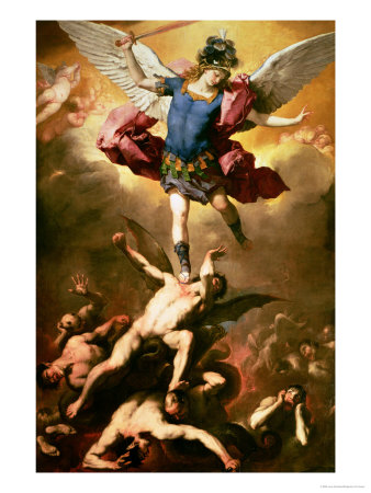 Archangel Michael Overthrows the Rebel Angel, circa 1660-65