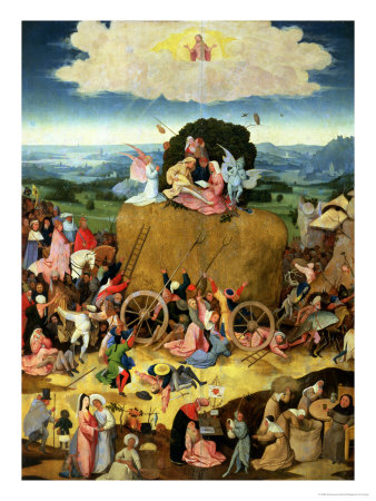 The Haywain: Central Panel of the Triptych, circa 1500