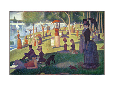 Sunday Afternoon on the Island of La Grande Jatte, c.1886 Posters