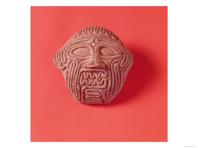 Babylonian Sculpted Head, Carved to Resemble Intestines, Used for Fortune Telling, 7th Century BC