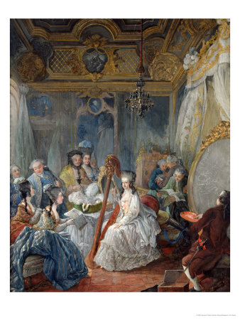 Marie Antoinette (1755-93) in Her Chamber at Versailles in 1777