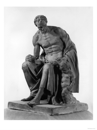 Model for a Monument to Jean-Jacques Rousseau (1712-78) Named after His Novel "Emile, or Education"