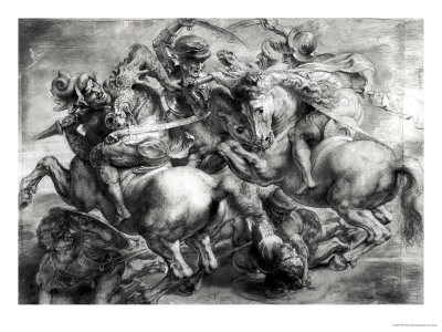The Battle of Anghiari after Leonardo Da Vinci (1452-1519)