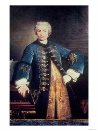 Portrait of Carlo Farinelli, "Il Ragazzo," (1705-82), Italian Male Soprano