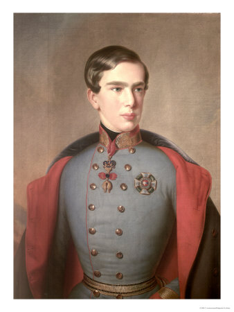 Portrait of Emperor Franz Joseph of Austria (1830-1916) Aged 20, 1850