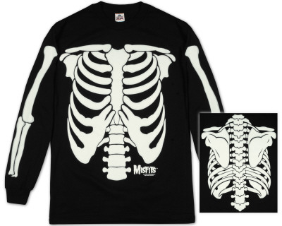 Long Sleeve: The Misfits - Glow in the Dark Skeleton