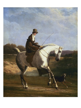 Miss Cazenove on a Grey Hunter
