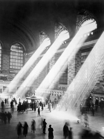 Sunbeams in Grand Central Station