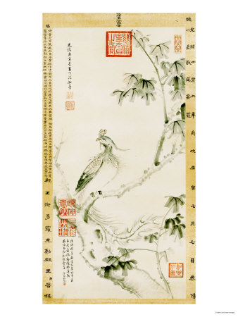 A Phoenix Standing on a Chinese Parasol Tree, 1890