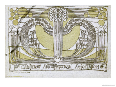 Conversazione Programme, Designed for the Glasgow Architectural Association, 1894