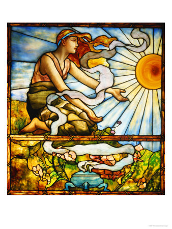 A Fine Leaded and Plate Glass Window, circa 1895
