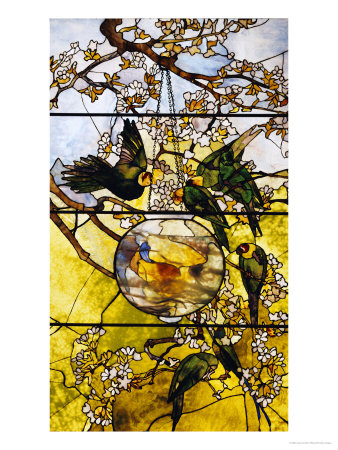 Parakeets and Gold Fish Bowl, 1893