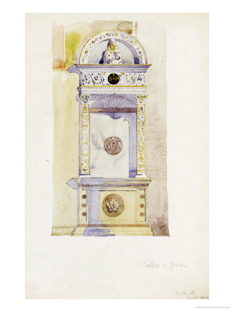 Certosa di Pavia, Study of a Jesuit Altar, 1891