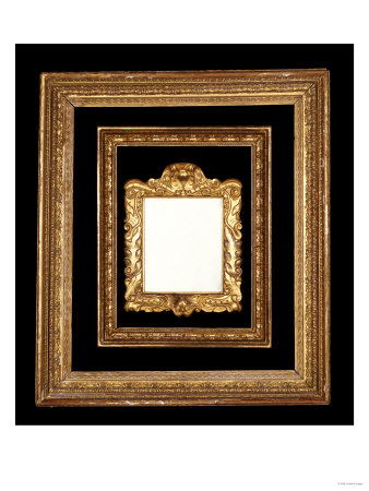 A Group of Three English 17th, 18th and 19th Century Carved and Gilded Frames