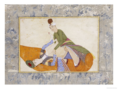 An Erotic Scene, Signed by Abdullah Bokhari Turkey, 1744-5 AD
