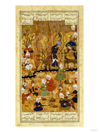 Illustration to the Shahnameh Shiraz, Persia Murhid Al Kabib Al Shirazi, 1539 AD