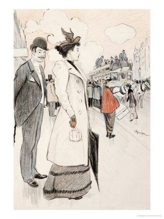 A Couple Waiting for a Bus