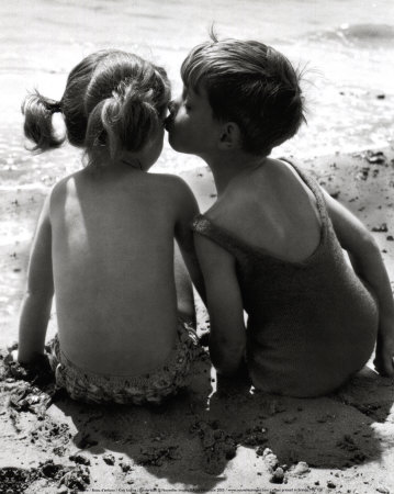 Kids Kissing