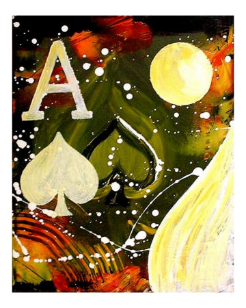 Abstract Ace of Spades