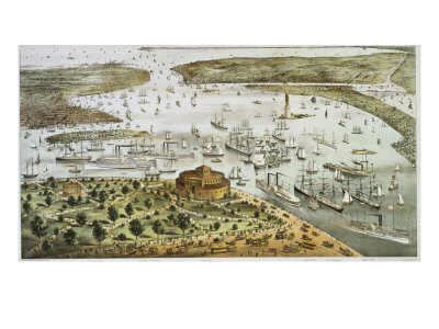 Port of New York.