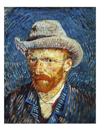 Self Portrait with Grey Felt Hat, c.1887