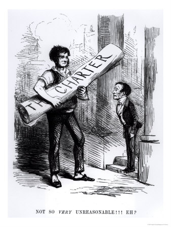 "Not So Very Unreasonable, Eh?," Cartoon from Punch Magazine, 1848