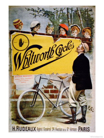 Poster Advertising "Whitworth Cycles," Paris