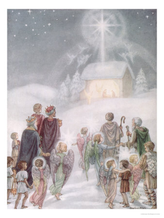 A Christmas Card from a Watercolour