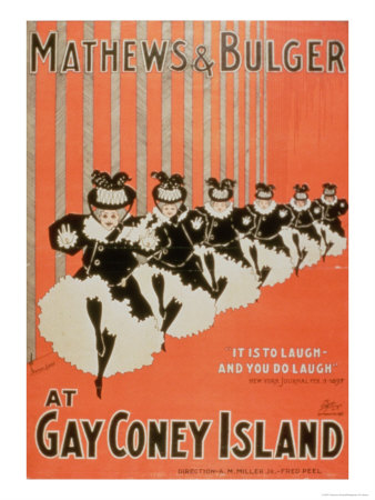 Poster for "Mathews & Bulger" at Gay Coney Island