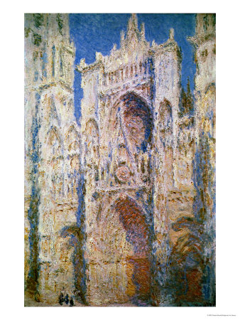 Rouen Cathedral, West Facade, Sunlight, 1894