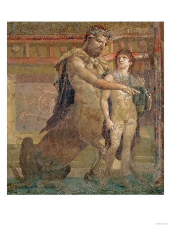 The Education of Achilles by Chiron, from Herculaneum