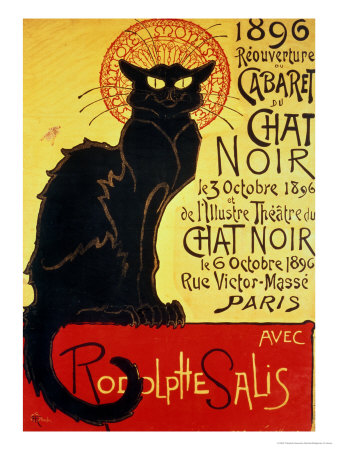 Théophile Alexandre Steinlen - Reopening of the Chat Noir Cabaret, 1896