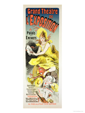 Reproduction of a Poster Advertising the "Grand Theatre De L