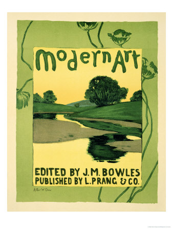 Reproduction of a Poster Advertising the "Modern Art" Review Magazine