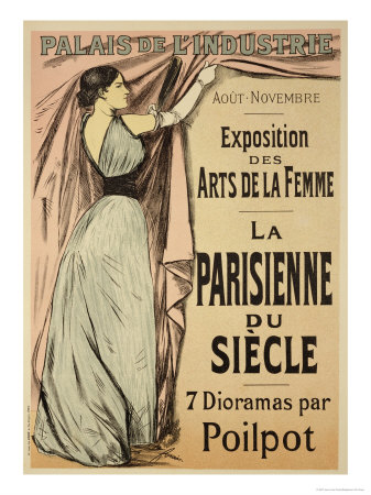Reproduction of a Poster Advertising "La Parisienne Du Siecle"