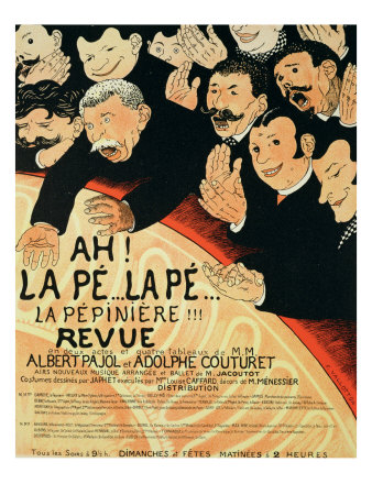 Reproduction of a Poster Advertising "Chauffons, Chauffons," a Pepiniere Concert, 1898