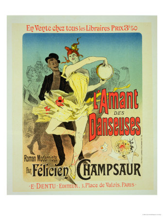 Reproduction of a Poster Advertising "The Lover of Dancers"