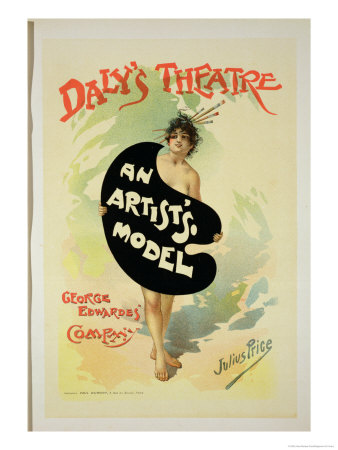 Reproduction of a Poster Advertising "An Artist"